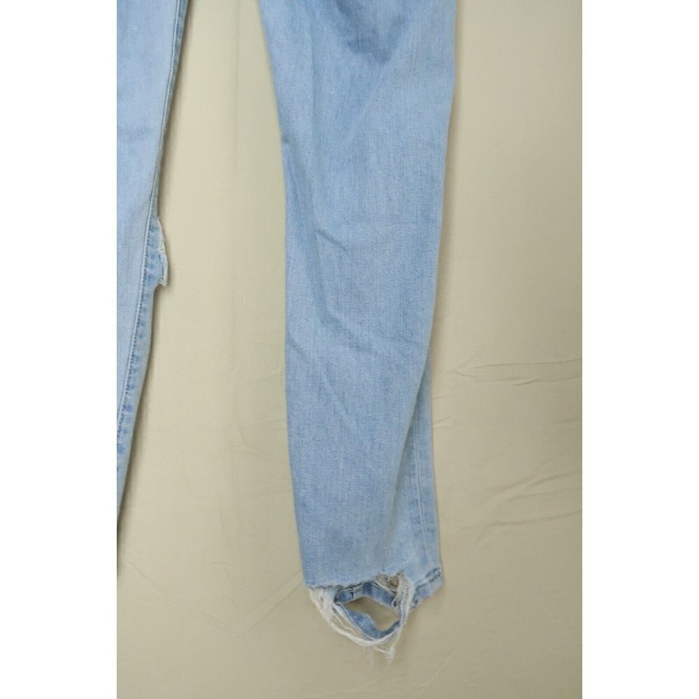 Lovers + Friends Logan Jeans Light Wash Distressed Destroyed Tapered Women's 29 - Picture 8 of 13
